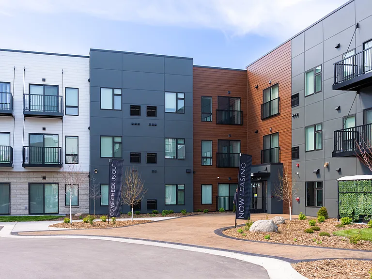 A modern apartment community supported by On-Site Management and On-Site Maintenance.