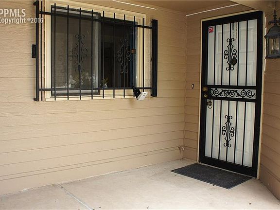 Covered entry to the home.