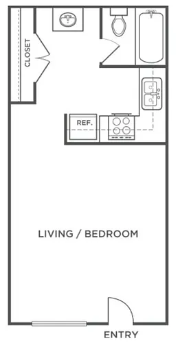Floor plan Studio