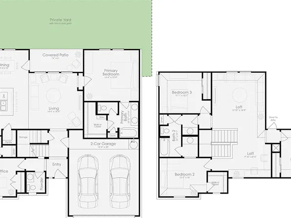 The Live Oak Plan, Anthem Cottages