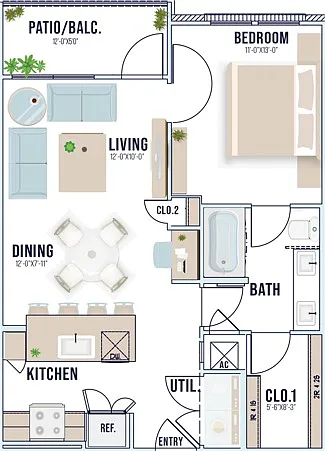 A2 | 700 sq ft A2 | 700 sq ft