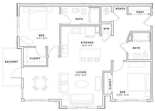 Floor plan B1