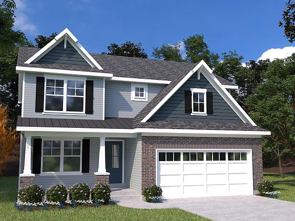 Blossom Elevation E on Display at Estates at Huntleigh Ridge