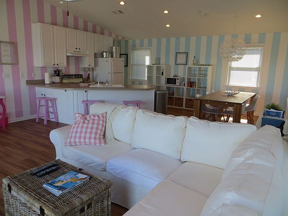Living room and kitchen