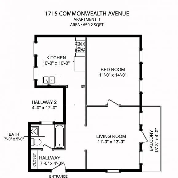 1715 Commonwealth Ave #1 — Photo 1