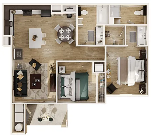Floor plan B1