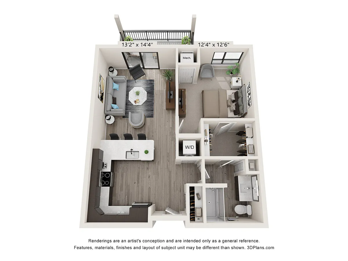 Floor plan A3B