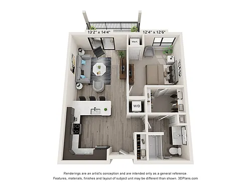 Floor plan A3B