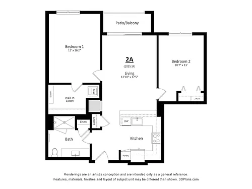 Floor plan 2A
