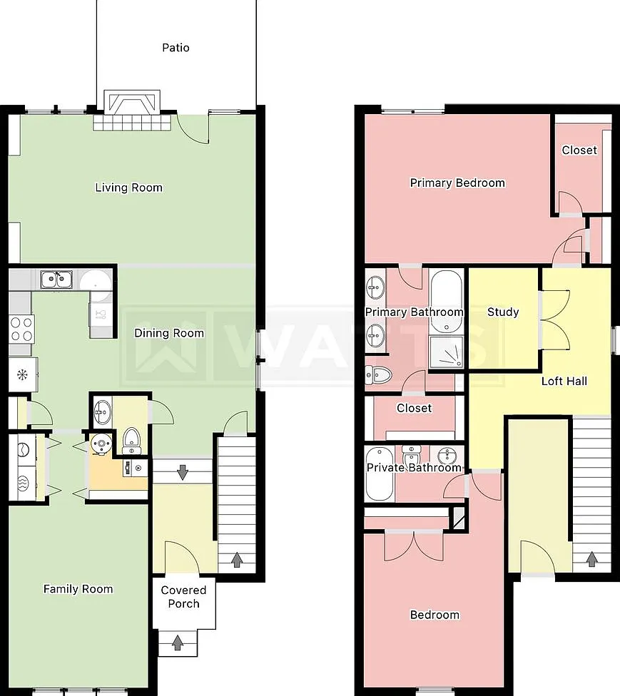 Two Bedrooms, Two Private Baths Plus Bonus Room and Study Off Hwy 280 — Photo 2