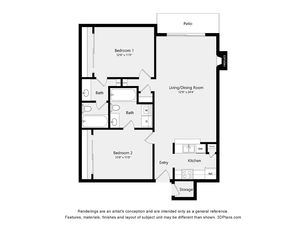 Floor plan B1