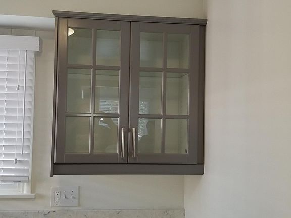 These cabinets are display type