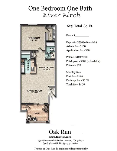 Floor plan River Birch