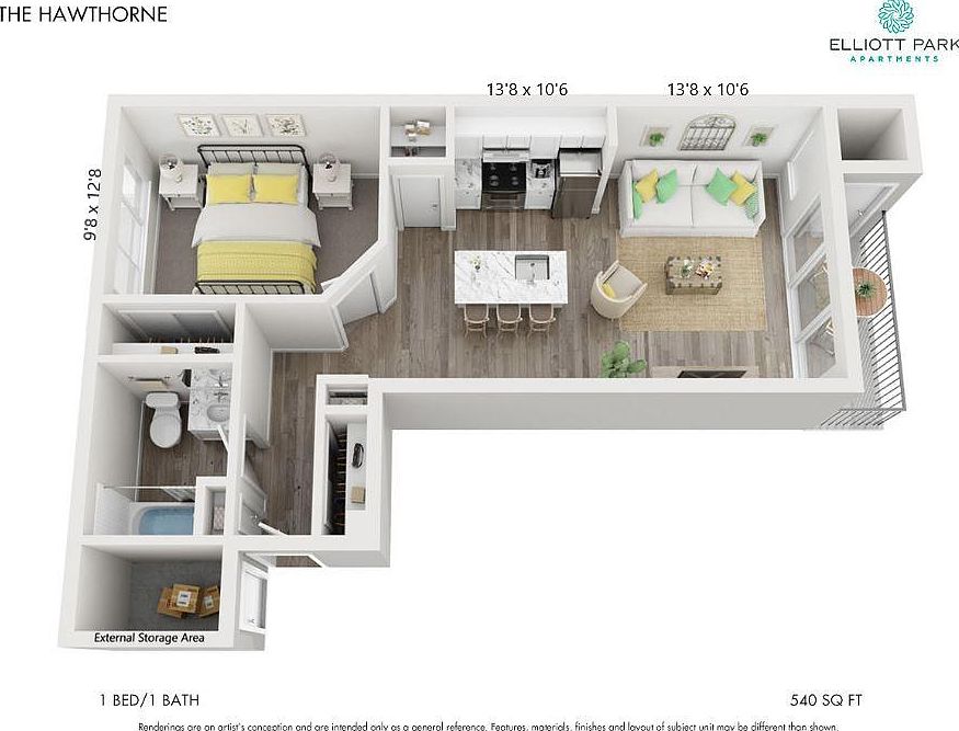 2nd image of 444 N Rochester Rd #115