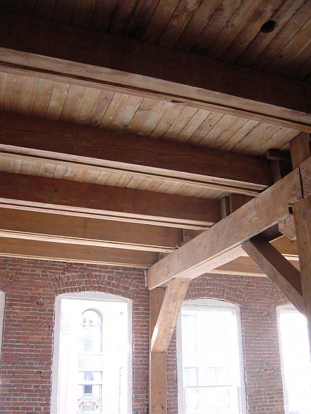 Wood beam ceilings
