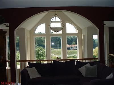 view of atrium from foyer