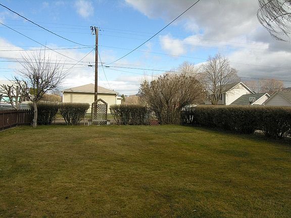 Fenced back yard