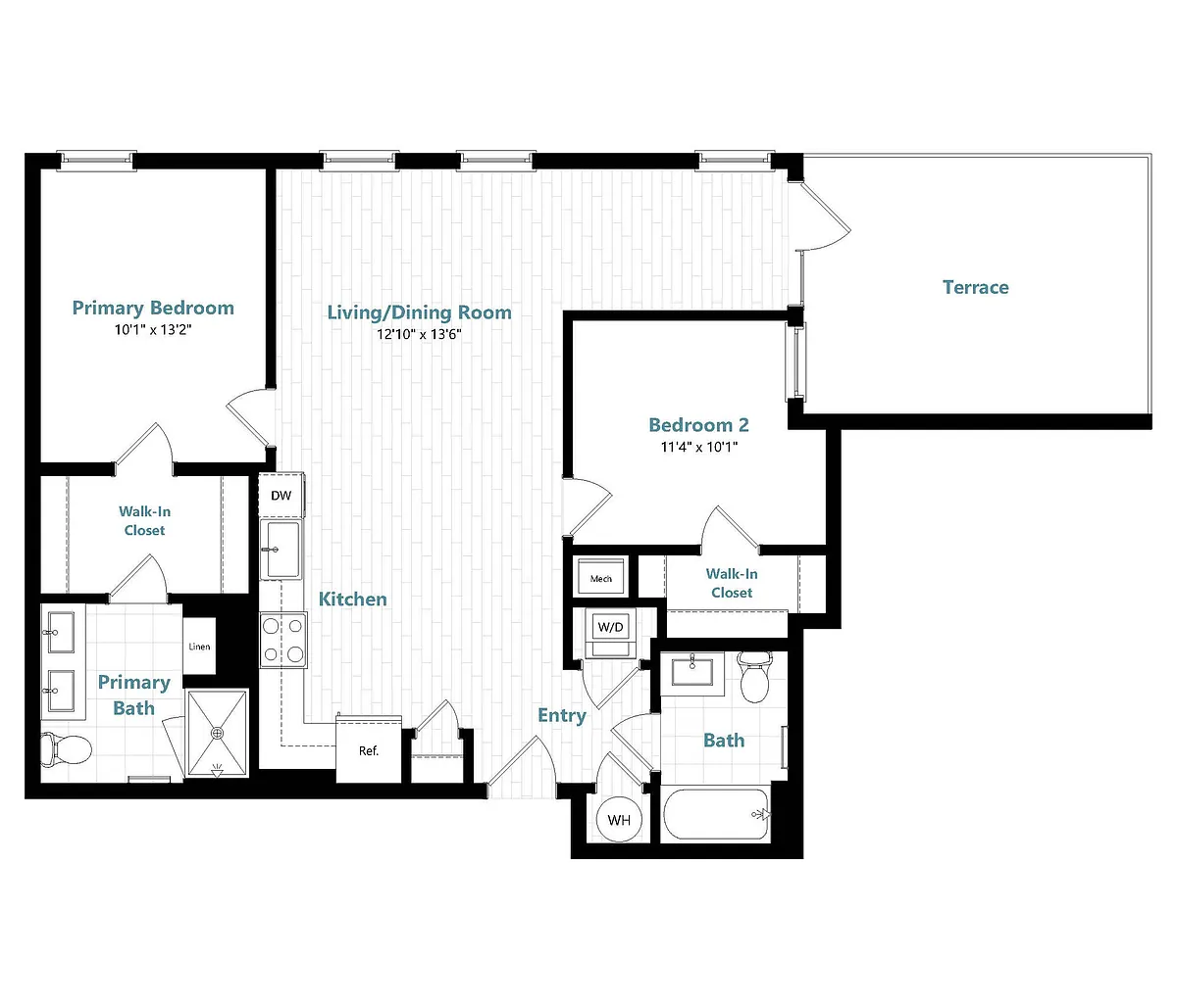 Floor plan B8