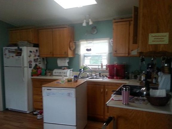 Kitchen with portable dishw