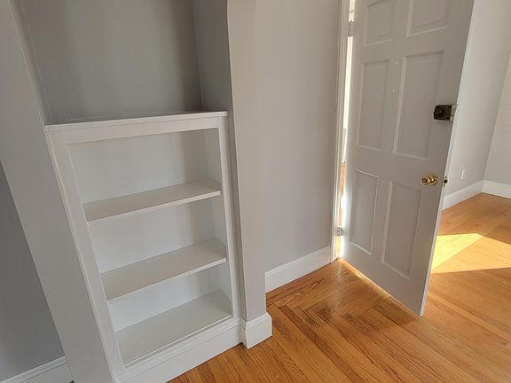 Built in bookshelves