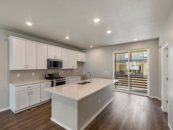 The Belford floorplan, images taken at Vive on Via Varra.