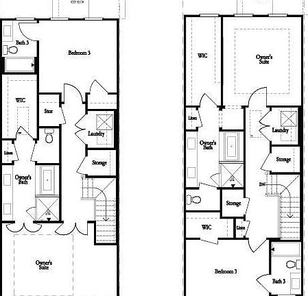 Jacobsen Floor Plan, Optional owners front selected
