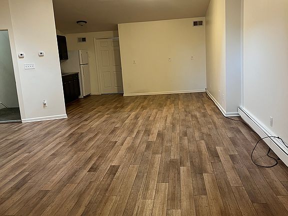 Large open living and dining area
