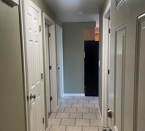 Front door Entry into hallway