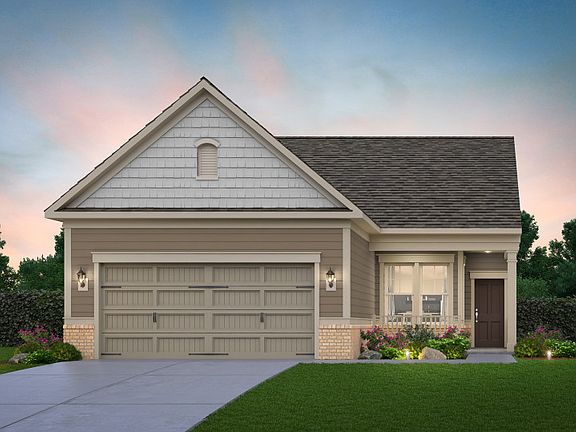 Noir Hill Exterior Rendering - Elevation 3 at Montebello in Sterling, VA.