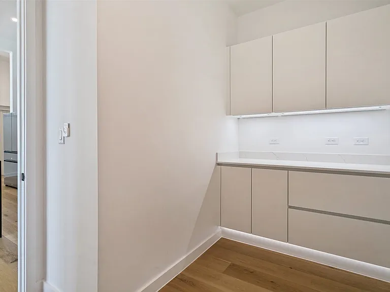 Spacious walk in pantry.