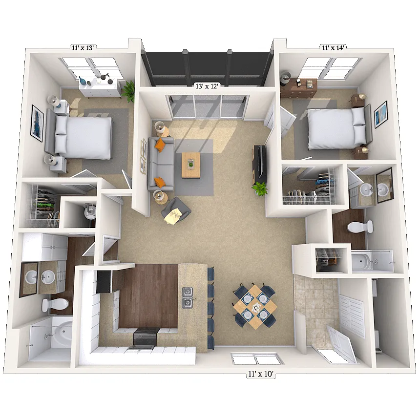 Floor plan Sanibel Light