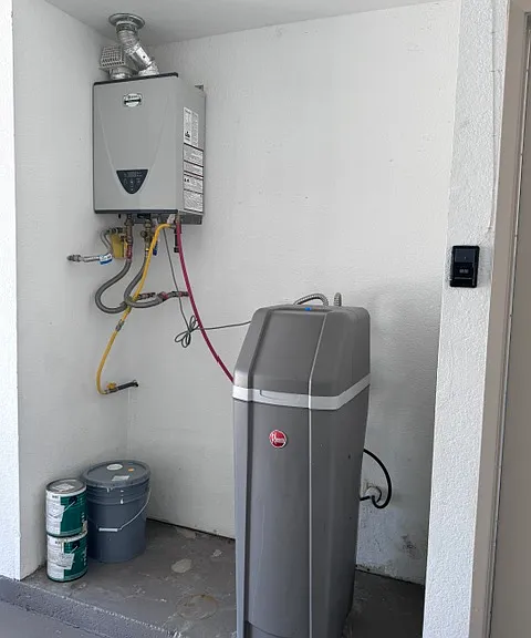 Tankless heater & Water softener