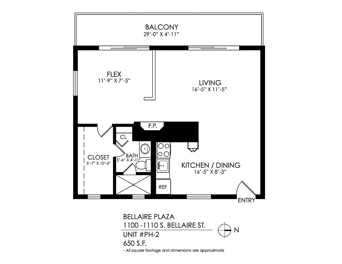 Floor plan Studio