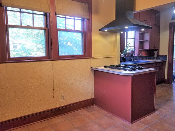 Breakfast Nook and back of stove