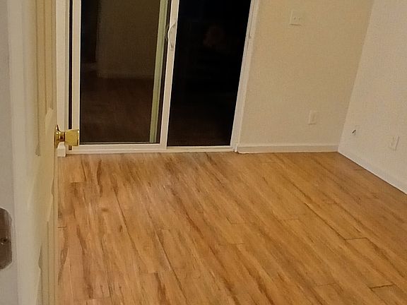 Rear entry sliding door