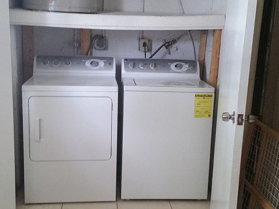 Laundry area