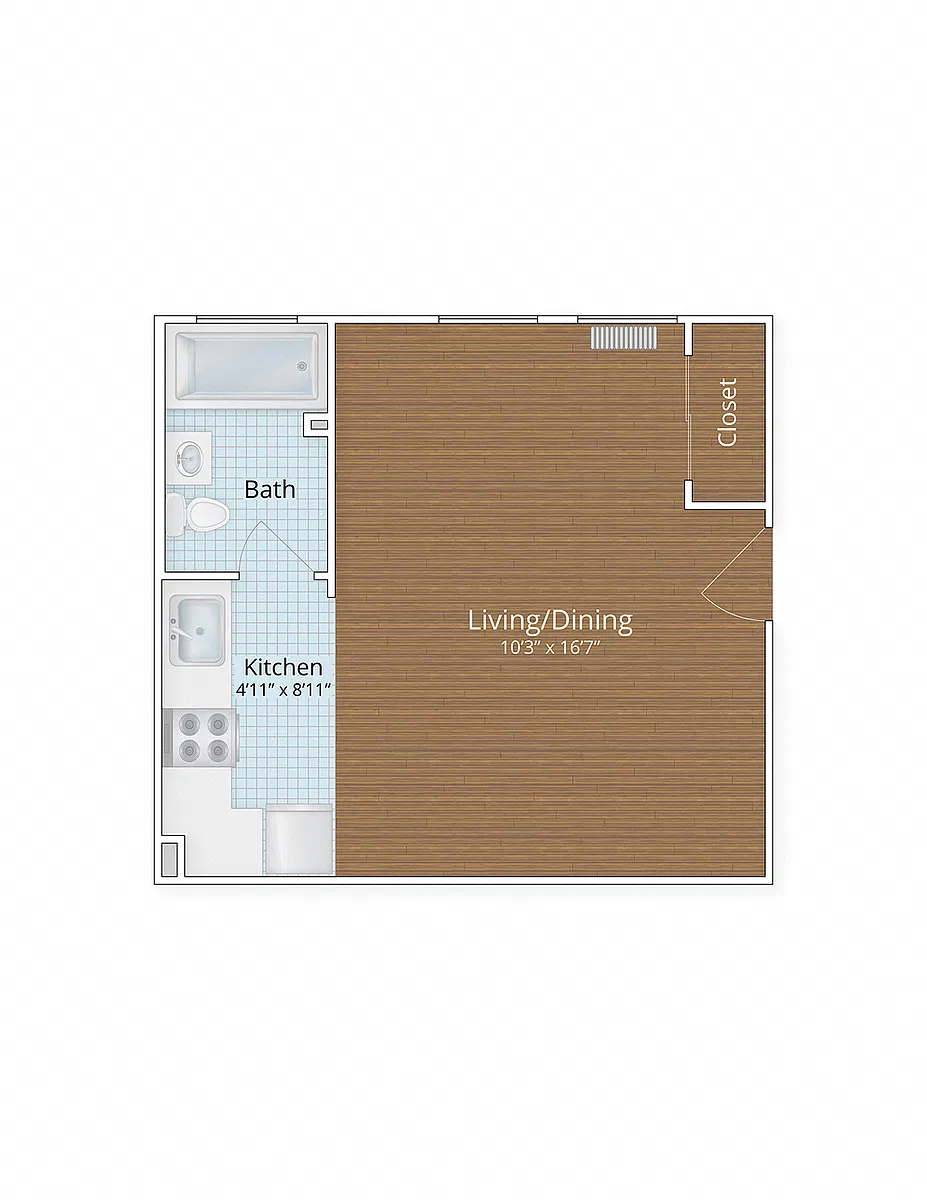 Floor plan Studio