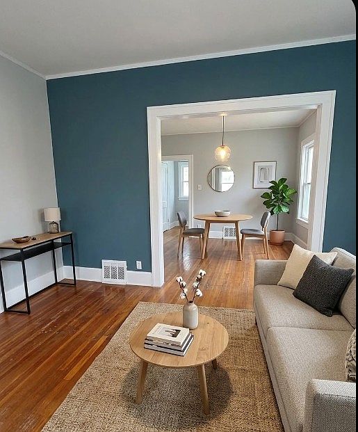 Staged Living room and Dining