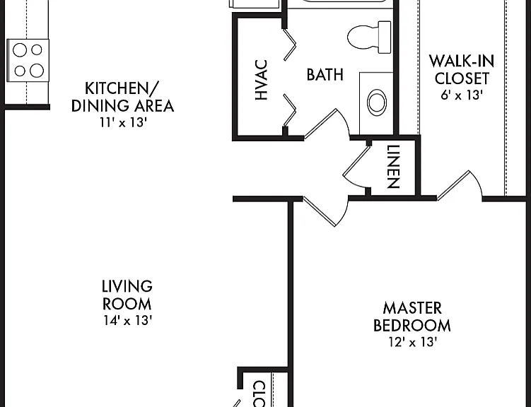 1 Bed / 1 Bath 1 Bed / 1 Bath