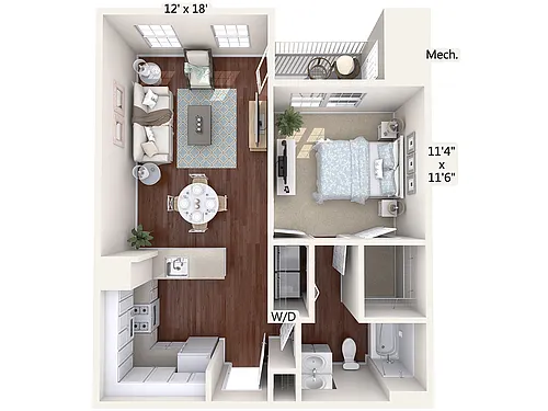 Floor plan A2-Std-Floor1