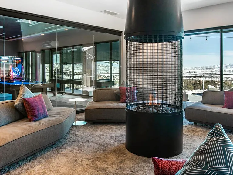 Canyon Haus Lobby Fireplace