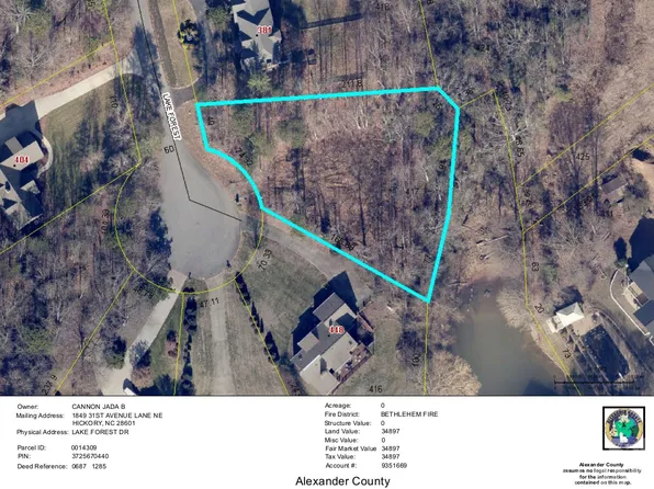 0 Lake Forest Dr, Taylorsville, NC 28681
