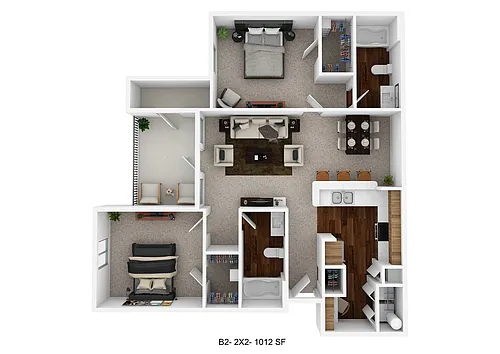 Floor plan B2- Essential Housing