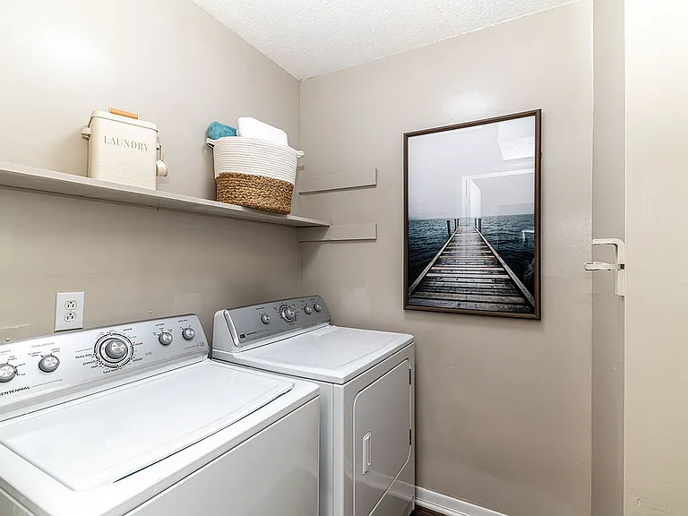Laundry room with built in storage