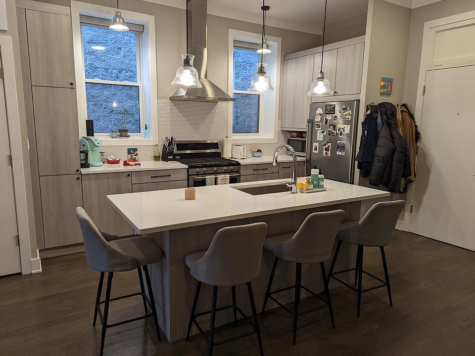 Kitchen as used by an actual tenant