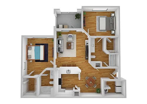 Floor plan B1