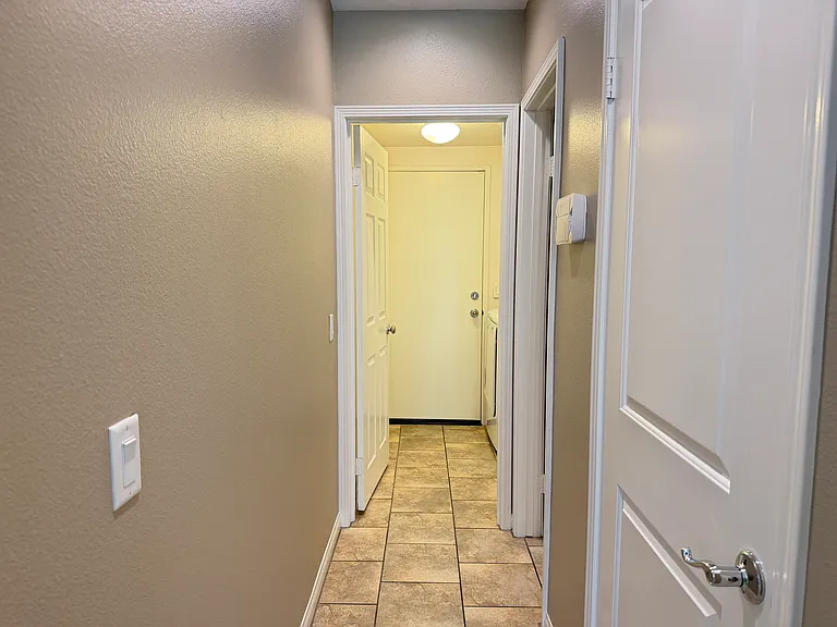 Hallway to garage