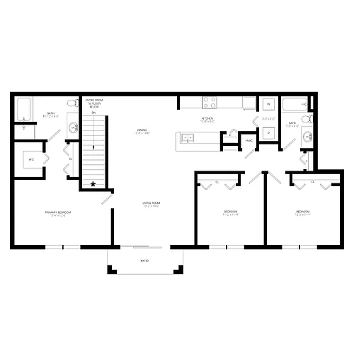 Floor plan C3- Upper
