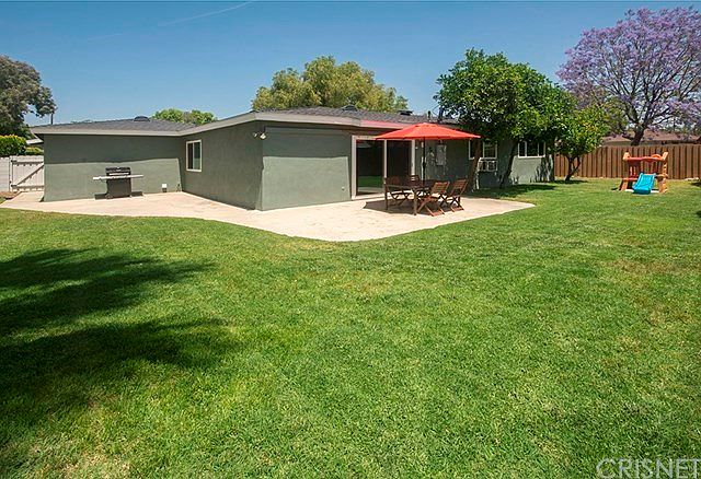 Generous private back yard! so many possibilities