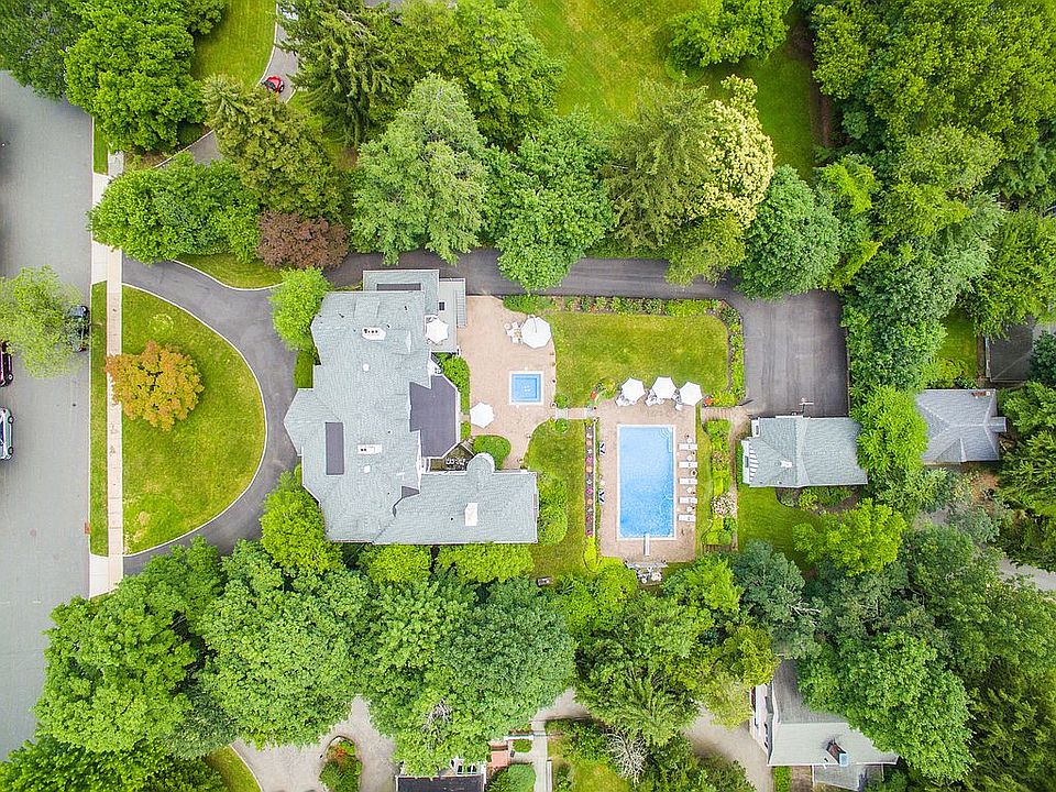 Arial of House,Pool,Garage